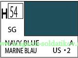 Краска художественная 10 мл. морская синяя, полуглянцевая, Mr. Hobby. Краски, химия, инструменты - фото