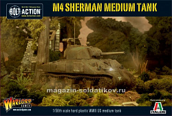 Сборная модель из пластика M4 Шерман (75) Warlord