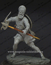 Сборная фигура из смолы Warrior Sikh, 75 мм, Mercury Models - фото