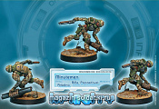 Сборная фигура из металла Минитмен (Rifle, Panzerfaust) Infinity - фото