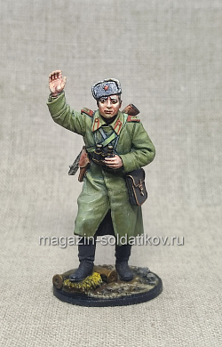 Миниатюра из металла Сержант-артиллерист 1943-1945 гг, 54 мм (575-049) (575-049)