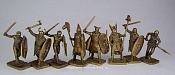 Солдатики из металла Галлы (наб. 8 шт,) 40 мм, Бронзовая коллекция - фото