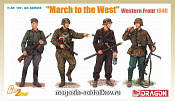 Сборная модель из пластика Д Солдатики «Марш на восток» (1/35) Dragon - фото