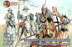 Солдатики из пластика Тевтонские конные сержанты, 1 половина XV века (1/72) Mars