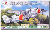 Сборная модель из пластика Грузо-пассажирский самолет M-28 Skytruck Amodel (1/144) - фото