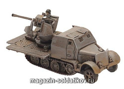 Сборная модель из пластика SdKfz 7/2 Armoured (3.7cm) (15мм) Flames of War