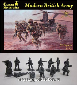 Солдатики из пластика Современная британская армия (1/72) Caesar Miniatures