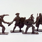 Солдатики из пластика Последняя битва, набор из 10 фигур (коричневый) 1:32, ИТАЛМАС