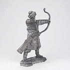Миниатюра из олова Русский лучник, XIV в. 54 мм, Солдатики Публия
