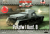 Сборная модель из пластика Pz.Kpfw. I Ausf.B + журнал, 1:72, First to Fight - фото
