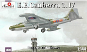 Сборная модель из пластика E.E.Canberra T.17 учебный самолет Amodel (1/144) - фото
