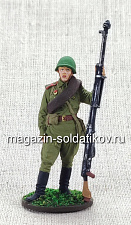 Лейтенант пехоты РККА 1941 г. СССР, 54 мм - фото