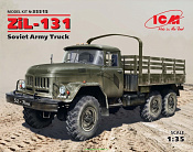 Сборная модель из пластика ЗиЛ-131, Советский армейский грузовой автомобиль (1/35) ICM - фото