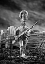 Миниатюра из олова 443 РТ Рядовой лейб-гвардии Преображенского полка 1802-04 гг. 54 мм, Ратник - фото