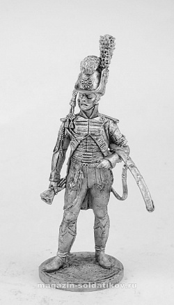 Миниатюра из олова Офицер конной Лейб-гвардии. Швеция, 1807 г. EK Castings