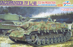 Сборная фигура из пластика Д Самоходка Jagdpanzer IV L48 (1/35) Dragon