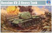 Сборная модель из пластика Танк Russian KV-3 Heavy Tank 1:35 Трумпетер - фото