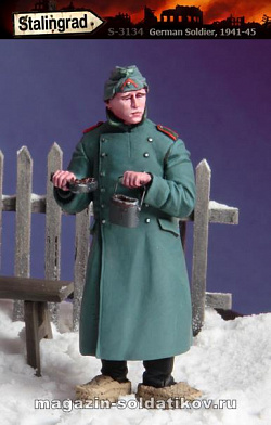 Сборная фигура из смолы Немецкий солдат 1/35, Stalingrad