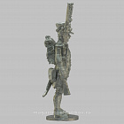 Сборная миниатюра из металла Сержант-вольтижёр (на плечо), Франция, 1807-1812 гг, 28 мм, Аванпост