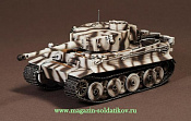 Масштабная модель в сборе и окраске Танк Tiger I s.Pz.Abt. 502, 1:72, WarMaster - фото