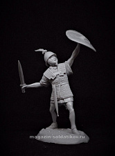 Сборная миниатюра из смолы Римский легионер №2, III век до н.э., 54 мм, TRILOKA miniatures - фото