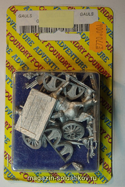 Фигурки из металла Галльская колесница 3 (28 мм) Foundry