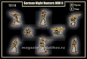 Солдатики из пластика Немецкие ночные охотники (1/72) Mars - фото