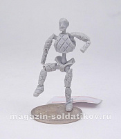 Сборная фигура из смолы Скелет для моделирования, 28 мм, ArmyZone Miniatures - фото