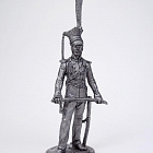 Миниатюра из олова Обер-офицер Литовского уланского полка, Россия 1811-14 гг. 54 мм EK Castings