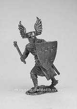 Миниатюра из олова Германский рыцарь XII век, 54 мм, Солдатики Публия - фото