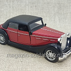 Mercedes-Benz 500K Cabriolet бордовый с черной крышей 1/43 Китай (700-198) (700-198)