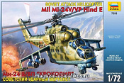 Сборная модель из пластика Вертолет «Ми-24 В/ВП» (1/72) Звезда - фото