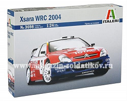 Сборная модель из пластика ИТ Автомобиль WRC 2004 Citroen Xsara (1/24) Italeri