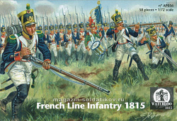 Солдатики из пластика АР 056 Французская линейная пехота 1815 (1:72), Waterloo