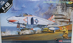 Сборная модель из пластика Самолет F-4B Sundowners 1:48 Академия
