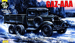 Сборная модель из пластика ГАЗ-ААА Советский грузовик MW Military Wheels (1/72)