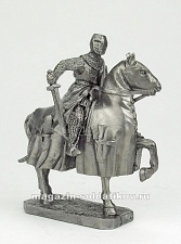 Миниатюра из металла Конный рыцарь Тевтонского ордена, 40 мм (пьютер), Солдатики Публия - фото