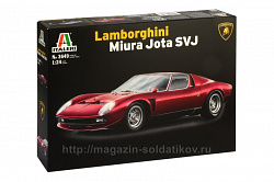 Сборная модель из пластика ИТ Автомобиль Lamborghini Miura JOTA SVJ (1/24) Italeri