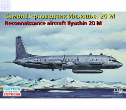 Сборная модель из пластика Самолет-разведчик Ил-20М (1/144) Восточный экспресс
