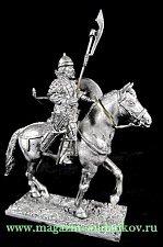 Миниатюра из металла Всадник поместной конницы с бердышом 54 мм, Магазин Солдатики - фото