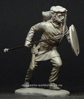 Сборная фигура из металла Persian Warrior 5 c. b. c., 54 мм, Alive history miniatures - фото