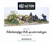 Fallschirmjager PAK 40 BLI, Warlord. Wargames (игровая миниатюра) - фото