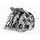 Миниатюра из олова 826 РТ Римские воины (черепаха) с пилумами, 54 мм, Ратник