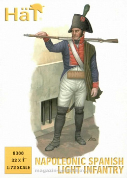 Солдатики из пластика Napoleonic Spanish Light Infantry (1:72), Hat
