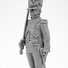 Сборная миниатюра из смолы Офицер в кивере. Франция, 1807-1812 гг, 28 мм, Аванпост