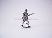 Солдатики из металла Прусский мушкетер (идущий с мушкетом) Магазин Солдатики (Prince August) - фото