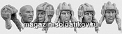 Аксессуары из смолы Советские головы №7 (танкисты). Tank - фото