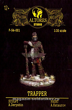 Сборная миниатюра из металла Охотник, 54 мм, Altores Studio - фото