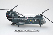 Масштабная модель в сборе и окраске Вертолёт CH-46F ET17 156468 HMM-262 (1:72) Easy Model - фото