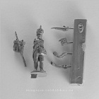 Сборная миниатюра из смолы Артиллерист с зарядной сумкой, Франция 1807-1812 гг, 28 мм, Аванпост